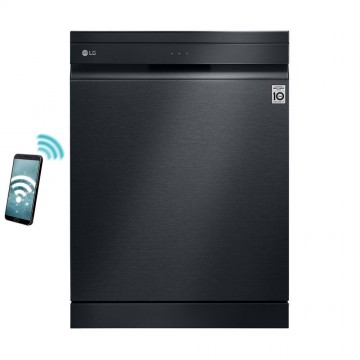 LG DF455HMS Ελεύθερο Πλυντήριο Πιάτων με Wi-Fi για 14 Σερβίτσια Π60xY85εκ. Μαύρο