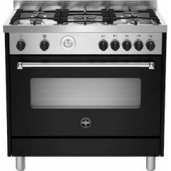 La Germania AMN96 5 G NE T GN Κουζίνα Φυσικού Αερίου & Ρεύματος 115lt με Εστίες Φυσικού Αερίου Π89.7εκ. Μαύρη La Germania AMN96 5 G NE T GN Κουζίνα Φυσικού Αερίου & Ρεύματος 115lt με Εστίες Φυσικού Αερίου Π89.7εκ. Μαύρη