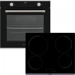 Brandt BOH1222X + BPV2423B Φούρνος κάτω Πάγκου 73lt με Κεραμικές Εστίες Π56εκ. Μαύρος Brandt BOH1222X + BPV2423B Φούρνος κάτω Πάγκου 73lt με Κεραμικές Εστίες Π56εκ. Μαύρος