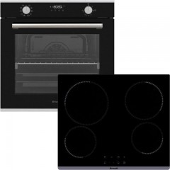 Brandt BOH1325X + BPV1641B Φούρνος άνω Πάγκου 73lt με Κεραμικές Εστίες Π56εκ. Μαύρος Brandt BOH1325X + BPV1641B Φούρνος άνω Πάγκου 73lt με Κεραμικές Εστίες Π56εκ. Μαύρος