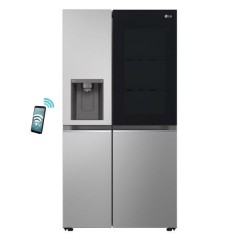 LG GSGV80PYLL Ψυγείο Ντουλάπα Total NoFrost Υ179xΠ91.3xΒ73.5εκ. Inox