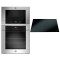 Bertazzoni F60 11 MOD P L X/23 + P60 4CER MOD NE + F38 3 MOD MW S X Εντοιχιζόμενο Σετ Οικιακών Συσκευών
