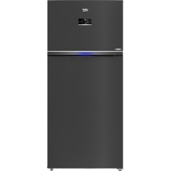 Beko RDNE650E40ZXBRN Ψυγείο Δίπορτο NoFrost Υ187xΠ83xΒ76εκ. Μαύρο
