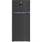 Beko RDNE650E40ZXBRN Ψυγείο Δίπορτο NoFrost Υ187xΠ83xΒ76εκ. Μαύρο