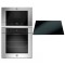 Bertazzoni F60 9 MOD E S X + P60 4CER MOD NE + F38 3 MOD MW S X Σετ Φούρνος/Εστία/Φούρνος Μικροκυμάτων
