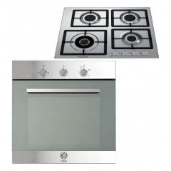 ΝΕΟΧ F63 4 COG G K SS + FQ60 4VT GLΧ Σετ Φούρνος/Εστία