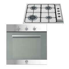 COOKonGAS F63 4 CoG G K SS + P60 4VN AVX NEOX Σετ Εντοιχισμού Υγραερίου 60cm Inox 