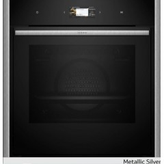 Neff B69CS7MY0 Φούρνος άνω Πάγκου 71lt χωρίς Εστίες Π59.6εκ. Metallic Silver
