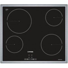 Pitsos CRE645S06 αυτόνομη κεραμική εστία inox 60cm