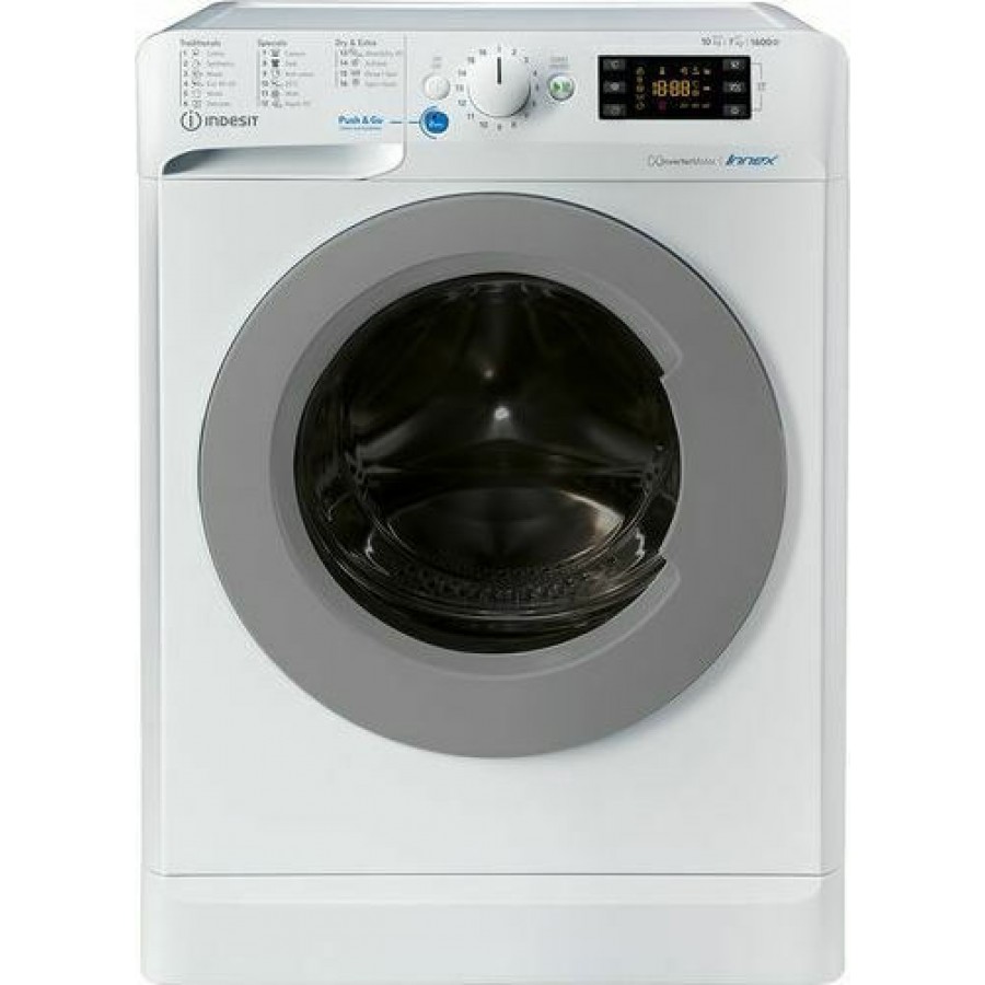 Indesit BDE1071682XWS Πλυντήριο-Στεγνωτήριο Ρούχων 10kg-7kg Indesit BDE1071682XWS Πλυντήριο-Στεγνωτήριο Ρούχων 10kg-7kg