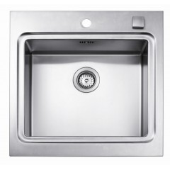 Επικαθήμενος Νεροχύτης Teka Cube 60 Λείος Inox Επικαθήμενος Νεροχύτης Teka Cube 60 Λείος Inox