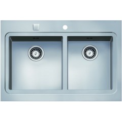 Επικαθήμενος Νεροχύτης Teka Cube 90 Λείος Inox Επικαθήμενος Νεροχύτης Teka Cube 90 Λείος Inox