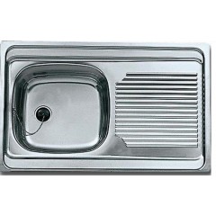 Ένθετος Νεροχύτης Teka E 60 1C 1E Αναστρέψιμος Inox Ένθετος Νεροχύτης Teka E 60 1C 1E Αναστρέψιμος Inox