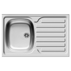 Pyramis Νεροχύτης Επικαθήμενος International (80X50) 1B 1D Αντιστρεφόμενος Λείος 100107701 Pyramis Νεροχύτης Επικαθήμενος International (80X50) 1B 1D Αντιστρεφόμενος Λείος 100107701