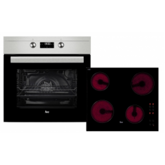 Εντοιχιζόμενο σετ άνω πάγκου Teka φούρνος HS 735 EBON inox + εστία TCL 60 4H Εντοιχιζόμενο σετ άνω πάγκου Teka φούρνος HS 735 EBON inox + εστία TCL 60 4H